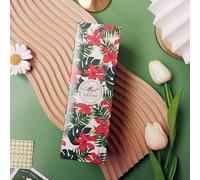 5 uds cajas de papel de turrón de galleta de caramelo gracias Feliz Navidad caja de regalo hecha a mano estilo 20,21,5x7x5cm