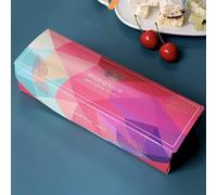 5 uds cajas de papel de turrón de galleta de caramelo gracias Feliz Navidad caja de regalo hecha a mano estilo 31,21,5x7x5cm