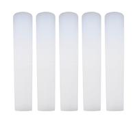 5 Uds Clarinete Bb Cañas Tradicionales 2,5 Cañas Reemplazo de Práctica de Fuerza para Clarinete Principiante (WHITE)