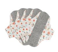 5 uds. Compresas Sanitarias Reutilizables, Compresas Menstruales de Tela, Compresas Femeninas Lavables y Transpirables, Protector de Bragas para Mujeres y Niñas, Alta Absorción