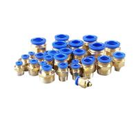 5 uds conector de aire neumático PC 4mm 6mm 8mm 10mm 12mm rosca 1/8 1/4 3/8 1/2 accesorios for mangueras(OD12mm-1I2)