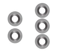 5 uds cortadores de insertos de carburo redondos 30 grados 15x2,5mm, cuchillas de herramienta de torneado de torno for carpintería DIY