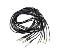 5 uds DS18B20 Sensor de temperatura 2M impermeable con sonda de tubo de acero inoxidable térmica Digital