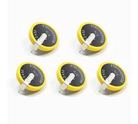 5 uds EEMB LIR2450 batería Recargable 120 mah 3,7 V Pilas de botón de Moneda de Iones de Litio con lengüetas de Soldadura