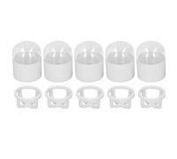 5 uds Esponja de Maquillaje Estuche De Viaje Soporte Hueco aireado de Doble Capa Cubierta a Prueba de Polvo Soporte para Huevos de Belleza