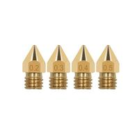 5 uds, for boquilla de latón For Ultimaker MK8, filamento de 1,75/3,0mm, piezas de impresoras 3D, cabezal de impresión roscado extrusor 0,2/0,3/0,4/0,5/0,6/0,8/1,0mm ( Color : 3mm , Size : 0.4mm )