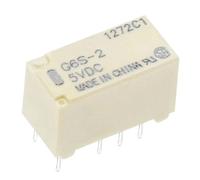 5 uds G6S-2 5VDC 12VDC 24VDC relé de señal 8Pin DC 5V 12V 24V 2A relés de interruptor(5V)