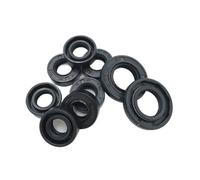 5 uds. ID de sello de aceite NBR 15mm 16mm 17mm, anillos de sellado de junta de goma de nitrilo butadieno, for eje giratorio, máquina hidráulica(16x30x8)