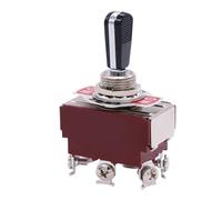 5 uds interruptor de palanca momentáneo (encendido)-apagado-(encendido) 6 terminales interruptores de palanca de 3 pines 12V interruptor basculante resistente a prueba de agua