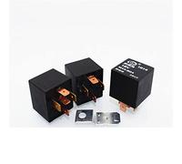 5 uds JD1914 4/5 pines 12V/24V 80A coche Auto relé distancia lámpara bocina aire acondicionado ventilador con soporte de hierro automóvil(24V4Pin)