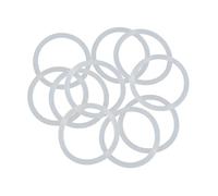 5 uds juntas tóricas de silicona diámetro exterior 170mm diámetro interior 162mm espesor 4mm VMQ junta de sellado redonda blanca 170x162x4mm(180x172x4mm)