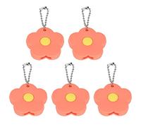 5 Uds Key Turner Aid, Hace Que Las Llaves Sean Mucho Más Fáciles De Encontrar Protector De Cubierta De PVC Accesorios De Agarre Para Ancianos Para El Hogar Forma De Pétalo L(naranja)