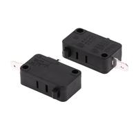 5 uds KW1-103 Microinterruptor de puerta de horno microondas 16A 250V 2 pines interruptor normalmente cerrado