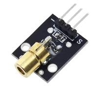 5 uds KY-008 Módulo de sensor láser 650nm 6mm 5V 5mW cabezal cobre diodo punto rojo for