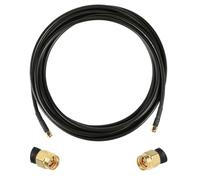 5 uds LMR240 RP-SMA macho a RP-SMA conector hembra puente Coaxial Pigtail for Cables adaptadores de cable de extensión 4G 5G LTE(10Meter SMAJJ)