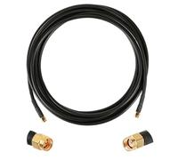 5 uds LMR240 RP-SMA macho a RP-SMA conector hembra puente Coaxial Pigtail for Cables adaptadores de cable de extensión 4G 5G LTE(5Meter SMAJ-RPSMAJ)