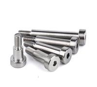 5 uds M2 M2.5 M3 M4 tornillo de hombro de eje posicionado hexagonal interno 304 tornillo de límite de tapón hexagonal de acero inoxidable perno de rodamiento de cabeza en forma de copa ( Color : 10mm