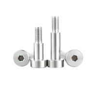 5 Uds M4 M5 304 Acero Inoxidable Hexagonal Cabeza Hueca Rodamiento De Rodillos Tornillo Hombro(20mm,D5x M4 (5pcs))