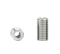 5 uds M4 M5 M6 M8 M10 M12 M14 adaptador de rosca interior exterior tuercas de tornillo inserto manga convertidor tuerca acoplador 304 acero inoxidable ( Color : Length 15mm , Size : M6-M14 (5pcs) )