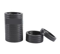 5 uds marco sello de aceite ID 30mm OD 37-85mm THK 4-12mm junta de goma de nitrilo butadieno anillos cubierta doble labio con resorte(30x47x9mm)