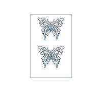 5 Uds Mariposa Jugo De Hierbas Tatuaje Pegatinas Impermeable Cicatriz Que Cubre Tatuaje De Simulación