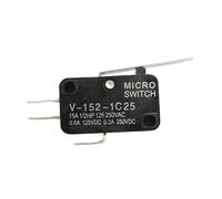 5 uds microinterruptor interruptor de límite carrera V-151-1C25 V-152-1C25 V-153-1C25 V-154-1C25 V-155-1C25 V-156-1C25 mango largo rodillo(V-152-1C25)