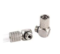 5 uds Mini Micro conector de tubería neumática manguera 3mm 4mm 5mm 6mm rosca macho M3 M4 M5 M6 cobre recto/codo conector rápido(Hose OD 4mm - M4,PL)