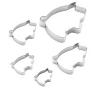 5 Uds Moldes Para Cerdos, Moldes De Acero Inoxidable, Cortadores De Galletas, Moldes Lindos, Accesorios Para Hornear, Herramientas De Cocina