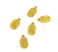 5 uds moneda de Año Nuevo uñas arte uñas arte decoraciones nudo chino diamantes de imitación