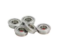 5 uds P5 rodamientos de brida F6000/F6001/F6002/F6003/F6004/F6005/F6006/F6007 ZZ/RS rodamiento de bolas con bridas de alta velocidad Cojinete industrial(F6005ZZ 25x42x12mm)