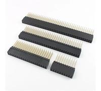 5 uds paso de 2,54mm PC104 20 40 64 80 Pin 2x10 2x20 2x32 2x40 conector de enchufe hembra recto de doble largo(20P (2x10P))