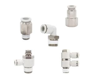 5 uds PC PCF PSL PHW PL codo macho 4 6 8 10 12mm rosca M5 PT1/8 1/4 3/8 1/2 Conector de tubo táctil Accesorios Neumáticos(10-03,5 Pieces-PC)