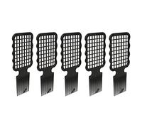 5 Uds Peines Giratorios Ergonómicos Permanente Rizador de Pelo Rastas Peines Giratorios para Peinado de Cabello para Hombres