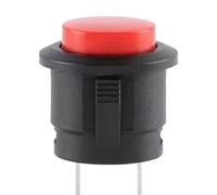5 uds R13-507 interruptor de botón momentáneo 16mm interruptores de tapa redonda AC 6A/125V 3A/250V autoreinicio