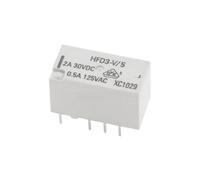 5 uds relé de HFD3-V-5 HFD3-V-12 HFD3-V-24 8 pines 2A 5V 12V 24V(HFD3-V-5)