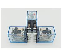 5 uds relé de potencia MY2NJ MY3NJ MY4NJ con Base 8/11/14 PIN AC/DC 220V/110V/380V/6V/12V/24V/36V bobina cobre(Hh62p Ly2nj 8pin,24VAC)