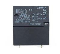 5 uds relés G5LA-14-5VDC G5LA-14-12VDC G5LA-14-24VDC 5PIN 10A(G5LA-14-5VDC)