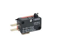 5 uds serie V-1C25 límite de carrera horno microondas puerta Micro interruptor bisagra rodillo bisagra palanca momentáneo acción rápida 15A 250VAC(V-156-1C25)