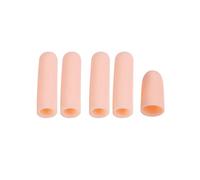 5 uds tapas for dedos mangas impermeables cubiertas de silicona for agrietar la mano herida Adecuado para la creación artística
