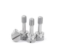 5 uds tornillo anticaída de cabeza corta tornillo suelto de media rosca tornillo ranurado de acero inoxidable 304 M6 M8 M10(35mm (5pcs),M8)
