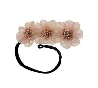 5 uds trenzadoras Bud Flor de Gasa fabricante moños peinado herramienta larga dulce trenza pelo cuerda accesorios for el cabello(Color 3)