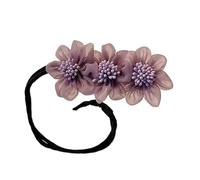 5 uds trenzadoras Bud Flor de Gasa fabricante moños peinado herramienta larga dulce trenza pelo cuerda accesorios for el cabello(Color 5)