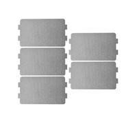 5 Uds Universal Horno Microondas Hoja De Mica Accesorios De Cocina Guía De Ondas Placas De Cubierta 11,6X6,5 Cm, Resistencia A La Vibración