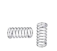 5 uds WD 1,0mm OD 17/18/19/20/25mm longitud 10-100mm bobina cilíndrica resorte de compresión Rotor retorno comprimido liberación presión(60mm,17mm)