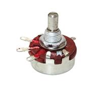 5 uds WTH118 2W 1A potenciómetro 1K 2,2 K 4,7 K 10K 22K 47K 100K 470K 1M WTH118-2W potenciómetro cónico giratorio de carbono de eje redondo(4.7K Ohm)