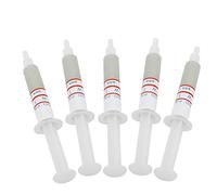 5 Unid/set Pulido de Diamantes, Diamant Polierpaste Metall 8000 Pasta de Diamante Pasta de Pulido Compuesto de Lapeado Tubo de Aguja de Pasta Abrasiva W1.0#8000 (W1 (pulido de espejo de malla 8000))