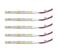5 unidades, 10 cm, color , impermeable, 5050 LED, tira LED, coche de , caravana CC 12 V