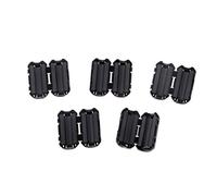 5 unidades de 5 mm con núcleo de ferrita supresor de ruido RFI Clip Cable módulo de preamplificador de subwoofer