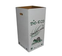 5 unidades de cartón para residuos orgánicos, 35 x 35 cm, 70 cm de altura, recipiente para reciclaje diferenciado, basura y basura