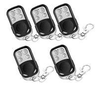 5 unidades de control remoto universal puerta, garaje universal inalámbrico, para puertas automáticas compatible frecuencia 433,92 MHz con 4 botones con tapa deslizante Código fijo